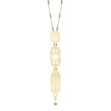 Necklace from the Nano collection with long pendant 