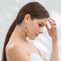 Colorful natural stone earrings from the Gelato collection - ORSKA jewelry