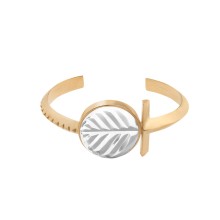 Gold-plated bracelet with cut crystal from the Julia collection