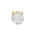 Asymmetrical ring from the Julia collection by ORSKA