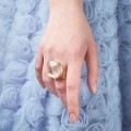 Ring with cut crystal from Julia ORSKA collection