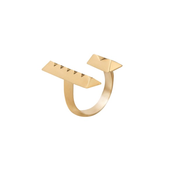 Ręcznie wykonany, pozłacany naszyjnik inspirowany kryształami