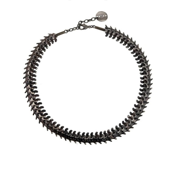 Krótki naszyjnik z kręgów węża - biżuteria ORSKA