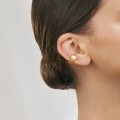 Gold Basic ear cuff from the Holos collection without a clasp HOK14-1 ORSKA