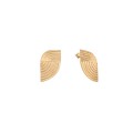 Minimalist, gold-plated stud earrings from the Holos HOK28-3 ORSKA collection