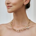 Gold-plated necklace - chain with crystal from the Holos collection HON68-1 ORSKA