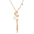 Long necklace with oblong pendant from Holos HON78-2 ORSKA collection