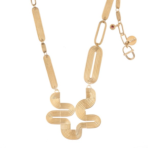 Original red crystal necklace from the Holos collection HON78-3 ORSKA