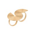 Double, gold-plated ring from the Holos HOP48-1 ORSKA collection
