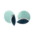 Asymmetrical blue earrings from Tache collection TAK32-21 ORSKA