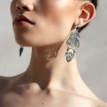 Long lace stud earrings from the Morocco collection MRK52-1 ORSKA
