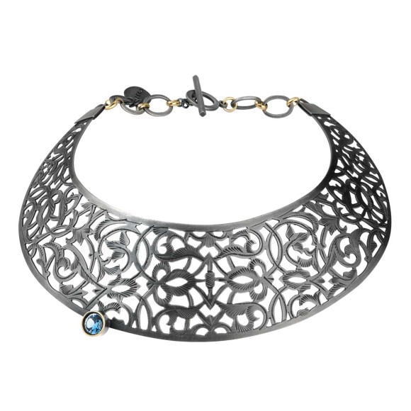 Openwork necklace with zirconia from the Morocco collection MNR96-1 ORSKA