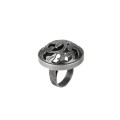 Ring with openwork decoration from the Morocco collection MRP46-1 ORSKA