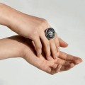 Openwork ring with decoration from the Morocco collection MRP46-1 ORSKA