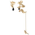 Kolczyk i nausznica z kryształami z kolekcji Bery BEK43-1 ORSKA