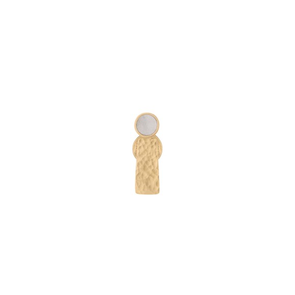 Gold pin with grey ceramics from the Monumental MTB26-2 ORSKA collection