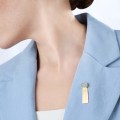 Original gold pin with ceramics from the Monumental collection MTB26- ORSKA