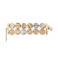 Double row wide bracelet from Rundo RA72-2 ORSKA collection