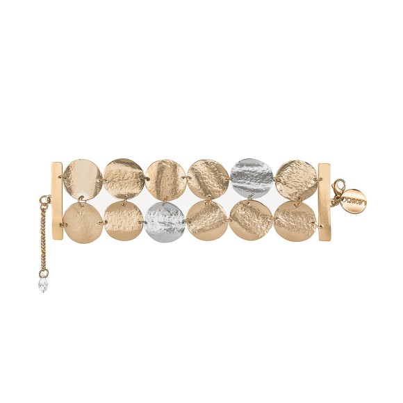Double row wide bracelet from Rundo RA72-2 ORSKA collection
