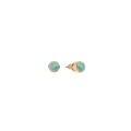 Delicate stud earrings with Tibetan turquoise from the Gelato collection GEK28-4 ORSKA