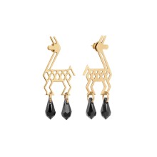 Alpaca earrings from the Peru collection