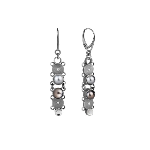 Srebrne kolczyki z kolekcji Soda na biglu angielskim - ORSKA bizuteria