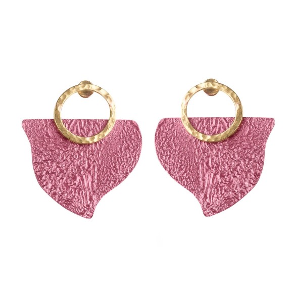 Oryginalne, różowo-złote kolczyki z kolekcji Tache TAK32-23 ORSKA