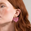 Oryginalne, różowo-złote kolczyki z kolekcji Tache TAK32-23-1 ORSKA