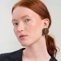 Okrągłe, kolorowe kolczyki z kolekcji Tache TAK38-3-1 ORSKA