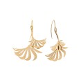 Złote kolczyki liście palmowe z kolekcji Plantis, ORSKA biżuteria