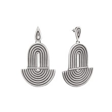 Original silver stud earrings from the Holos collection