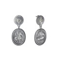 Silver Pegasus earrings from the Semios collection SMK58-1