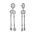 Long Earrings with Medallion Fragments from the Semios collection SMK78-1 - ORSKA