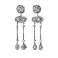 Long Earrings with Medallion Fragments from the Semios collection