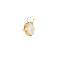 Mother-of-Pearl Lips Pin from the Kembali Collection KEB21-1