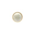 Round pin with light green jade from the Guatemala collection