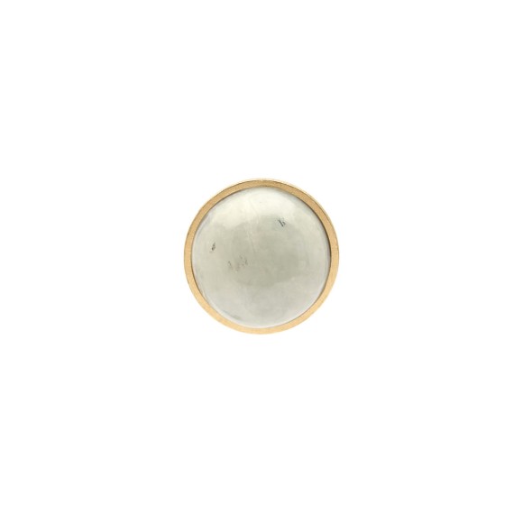 Round pin with light green jade from the Guatemala collection