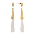 Dangling earrings with light jadeite from the Guatemala Collection – ORSKA jewelry
