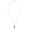Silver necklace with black jade from the Guatemala collection
