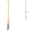 Gold-plated collar necklace with green jade from the Guatemala collection – ORSKA jewelry