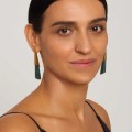 Artistic jade earrings from the Guatemala collection - ORSKA