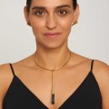 Necklace – choker with a jade pendant from the Guatemala collection – ORSKA jewelry