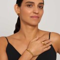 Gold-plated rigid bracelet from the Guatemala collection – ORSKA jewelry