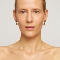 Earrings with an orange stone from the Gelato collection