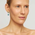 Earrings with blue stones from the Gelato collection
