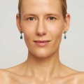 Blue earrings with natural stones from the Gelato collection