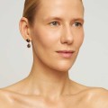 Gold-plated earrings with amethyst from the Gelato collection - ORSKA jewelry
