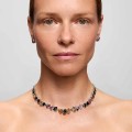 Silver collar necklace with tourmalines from the Aurora collection – ORSKA