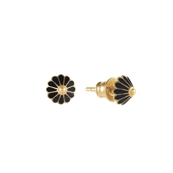 Delicate, black earrings from the Minakari collection