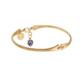 Gold-plated bracelet with a colorful pendant from the Minakari collection - ORSKA jewelry